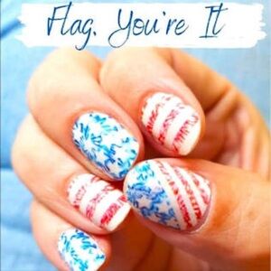 RETIRED Color Street Flag, You're It Fourth of July Flag Nails